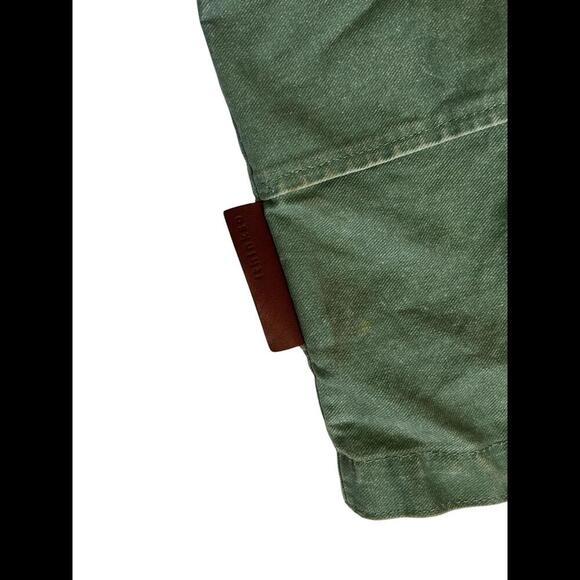 Stylish Green Canvas Tote Bag - Picture 2 of 6